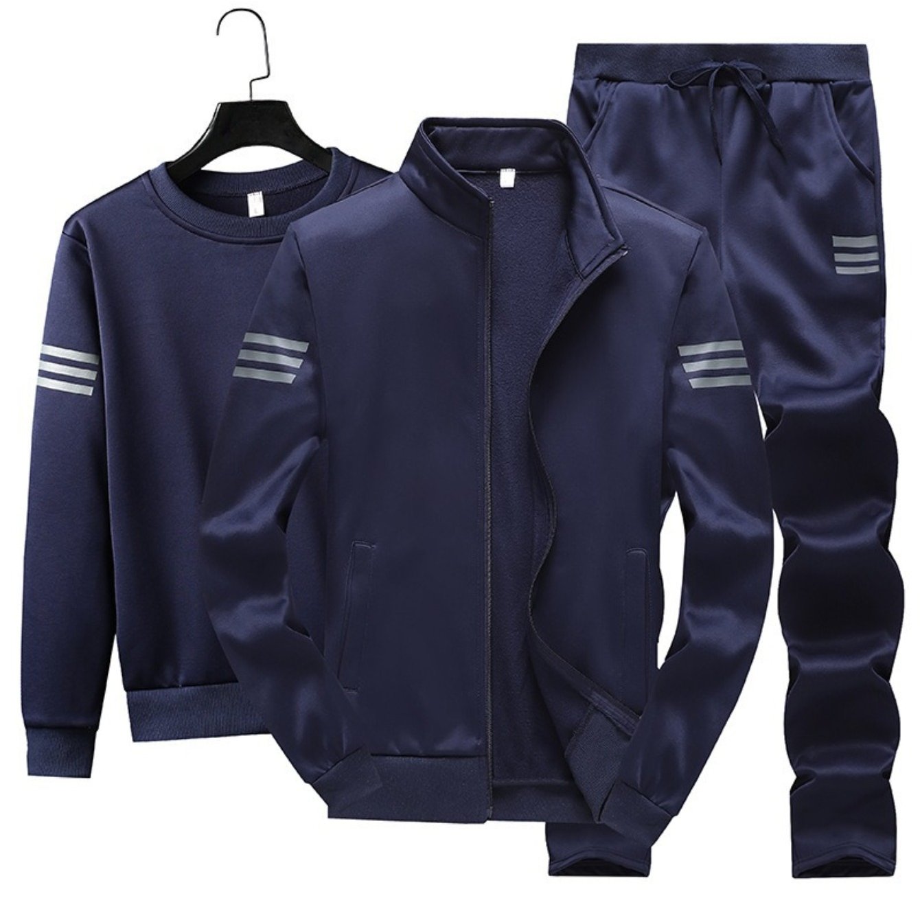 Men's Sports Casual Three-Piece Running Suit