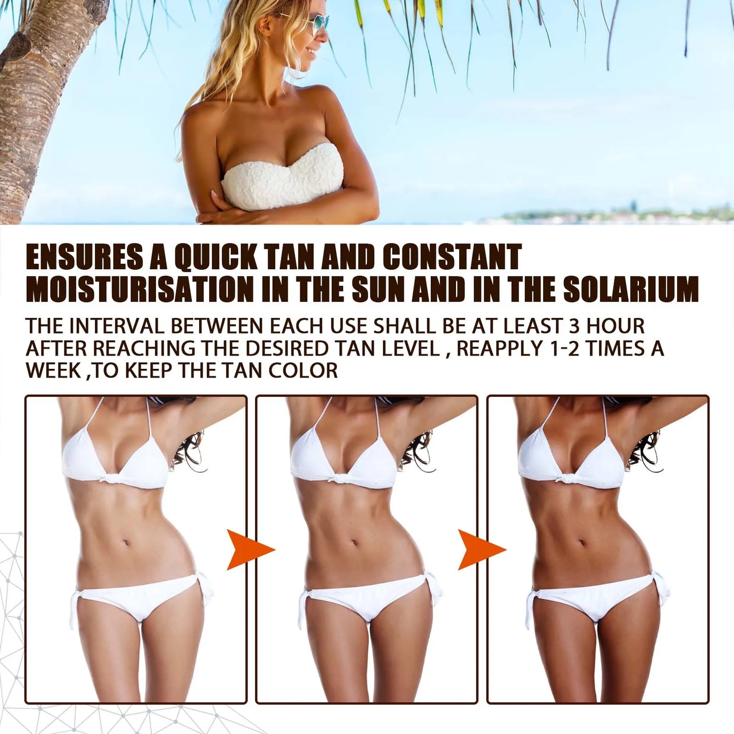 Eelhoe Tanning Spray Accelerate Darker Sunless Booster