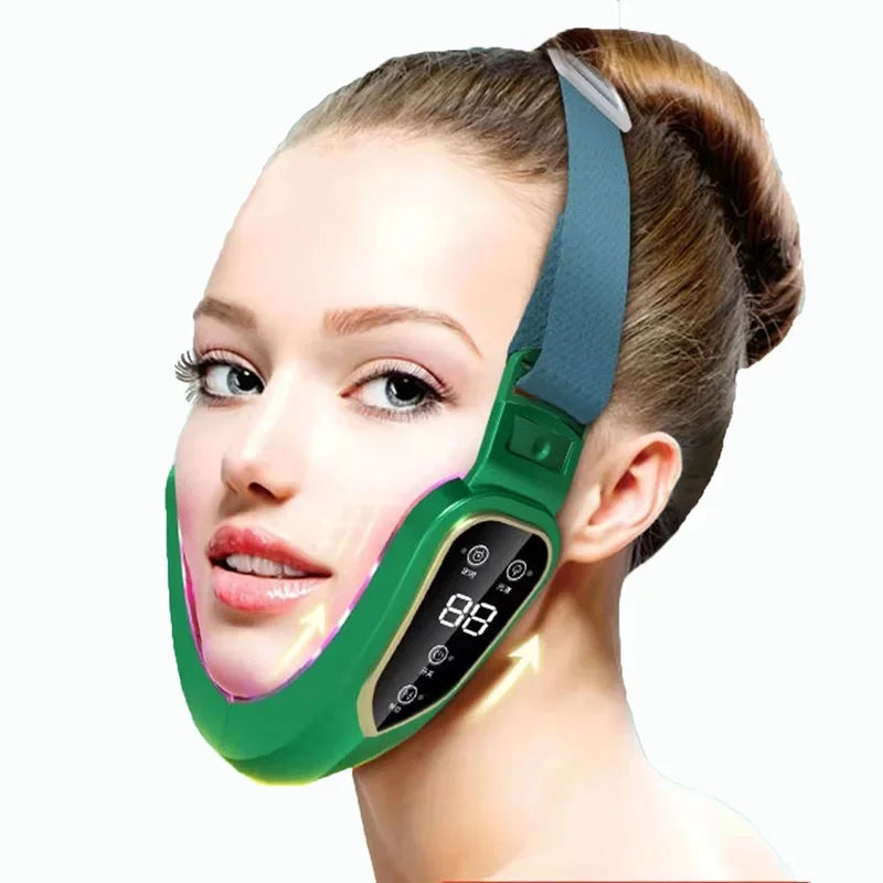 LED Photon Facial Therapy Massager for Lifting and Slimming
