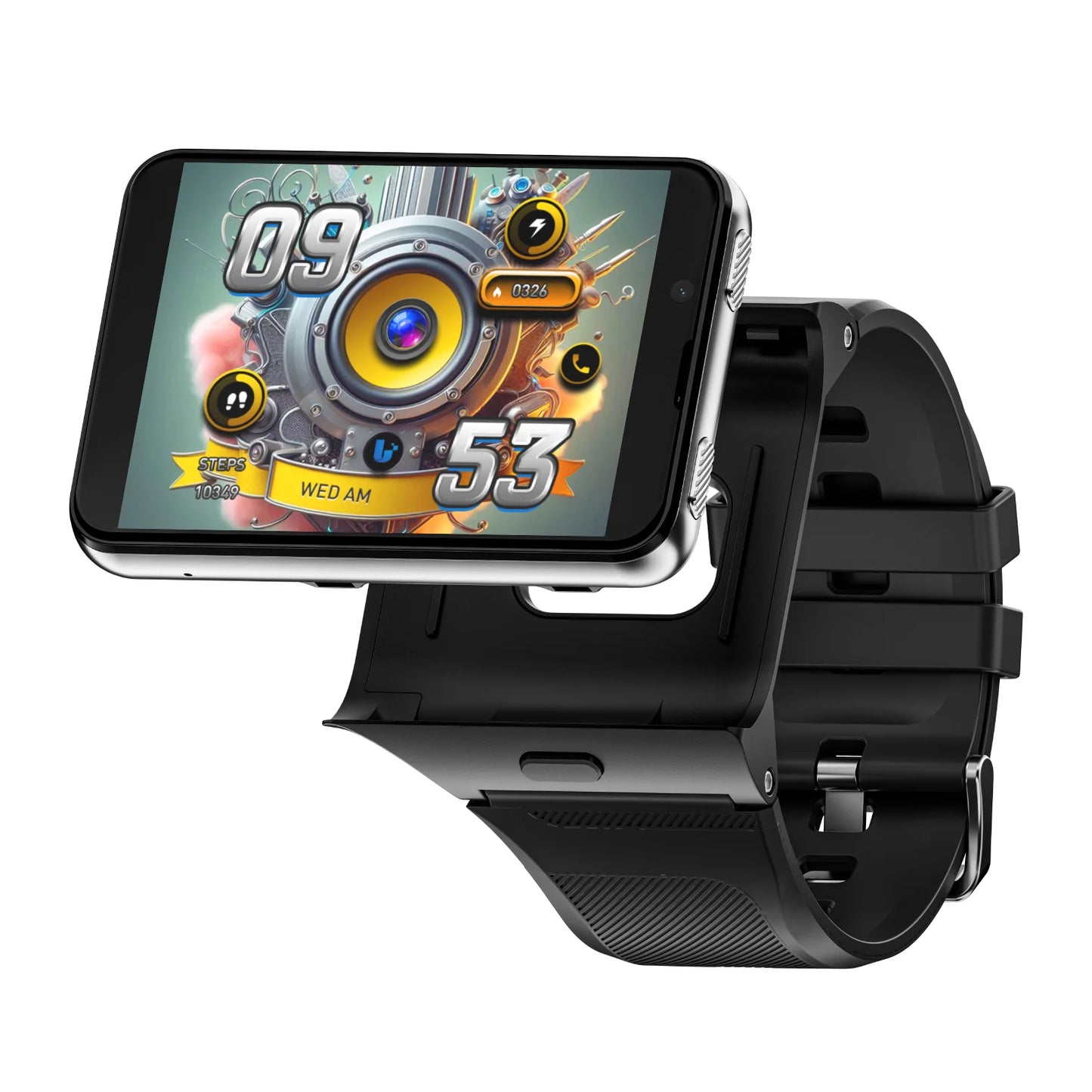 Lokmat Appllp Max Android Smartwatch 4G With Dual Camera