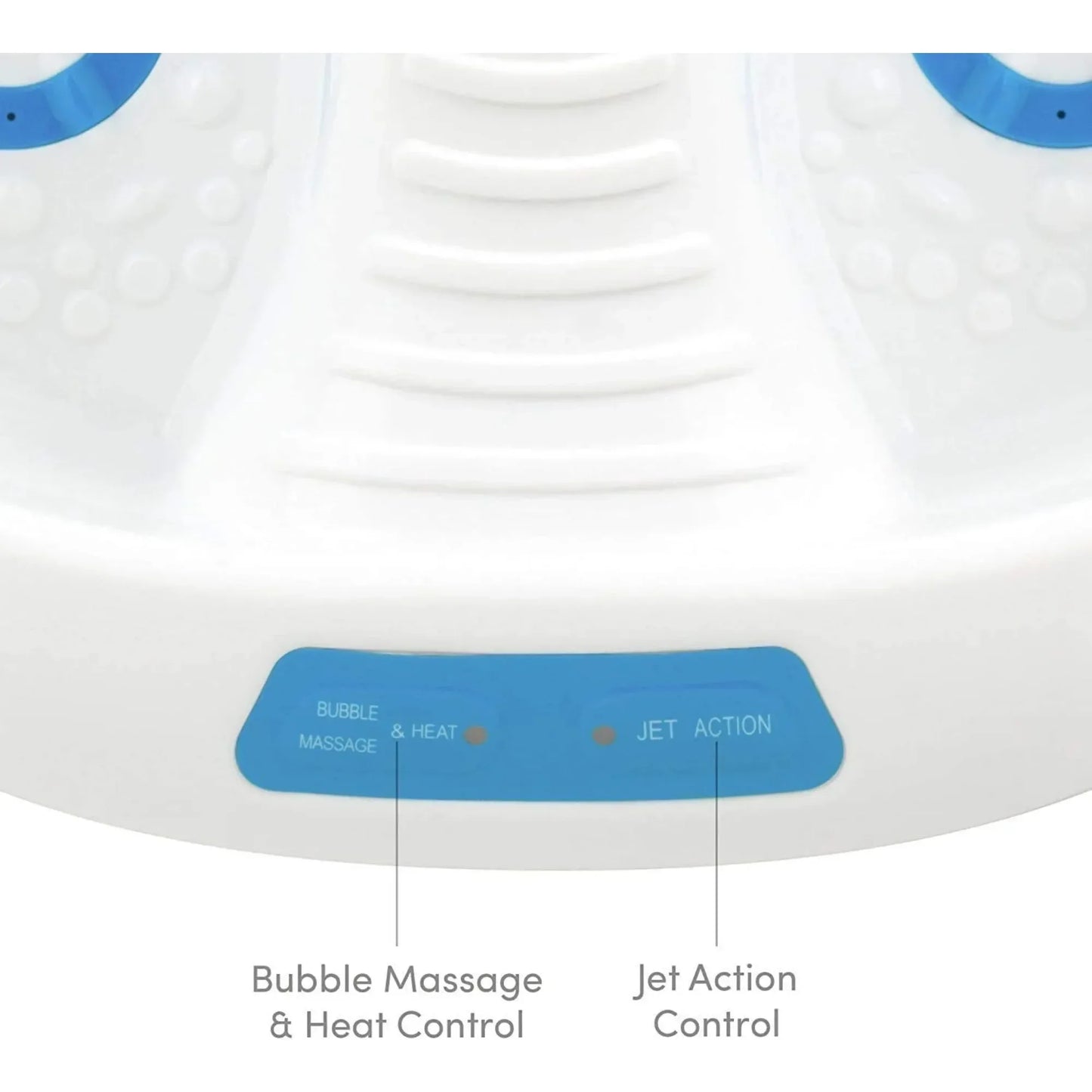 Foot Spa Massager With Heated Bubbles And Hydrotherapy Jets
