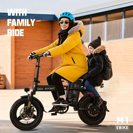 DDC SPORT Folding Electric Bike For Adults 48V 20Ah Battery