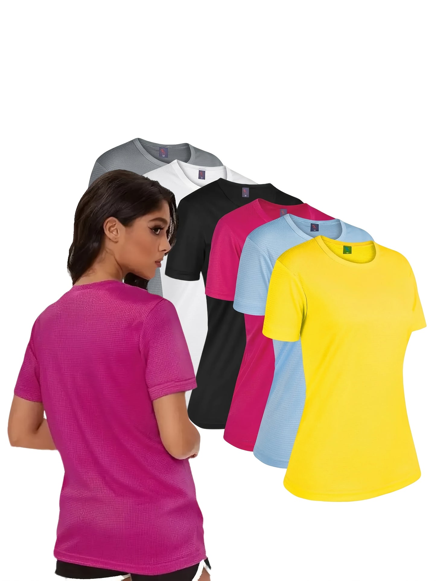 Women's Performance T-Shirts Six-Pack Breathable Moisture-Wicking