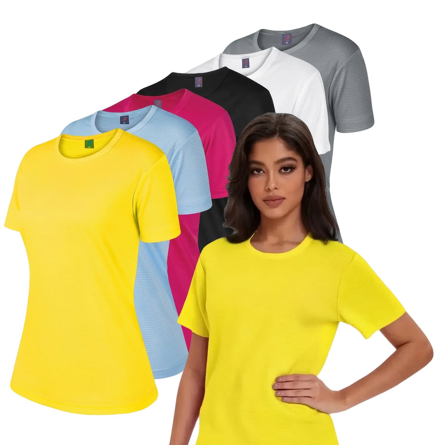 Women's Performance T-Shirts Six-Pack Breathable Moisture-Wicking