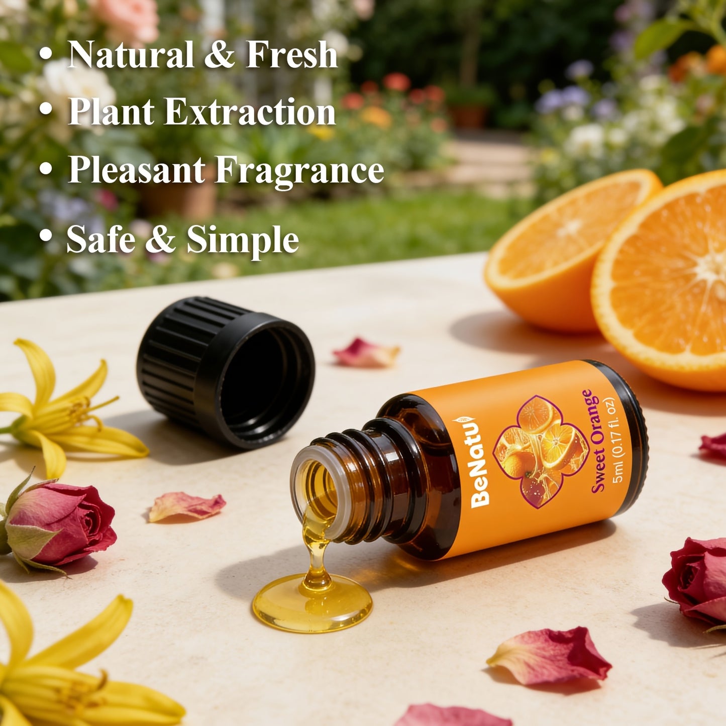 BENATU 18Pc Essential Oil Set For Diffusers Candles Aromatherapy