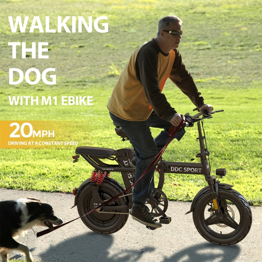 DDC SPORT Folding Electric Bike For Adults 48V 20Ah Battery