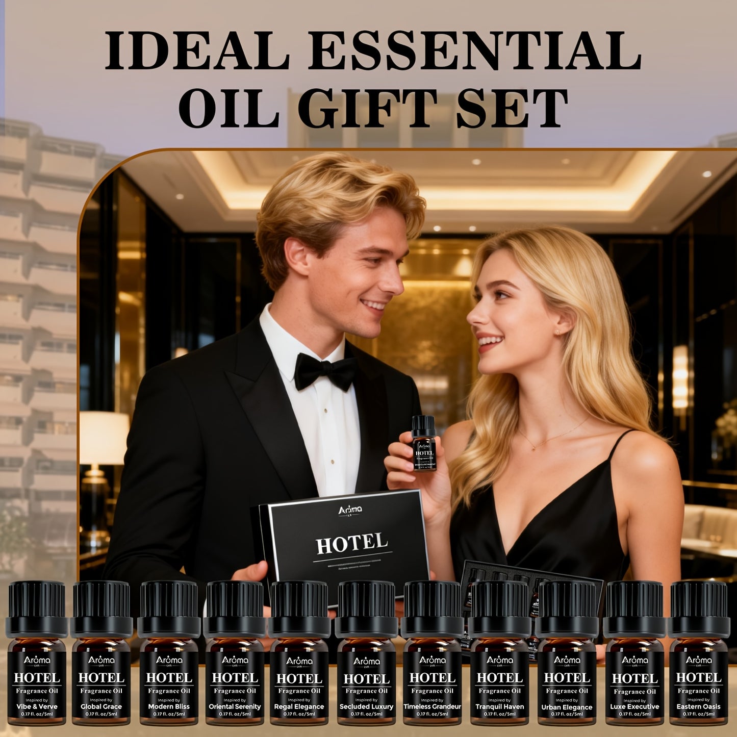 Luxury White Tea Fragrances Essential Oil Set For Diffuser