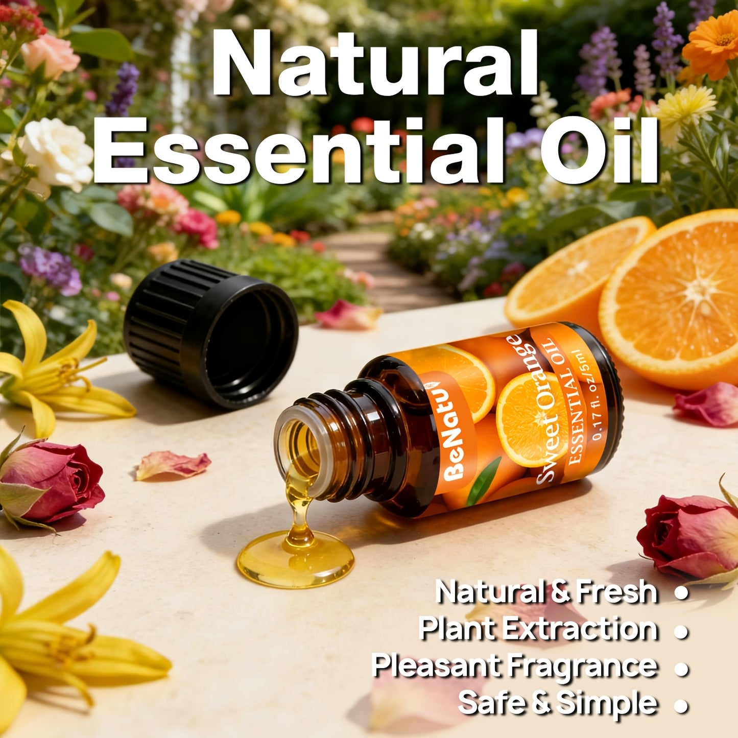 BENATU 24-Piece Essential Oil Set For Diffusers And Candles