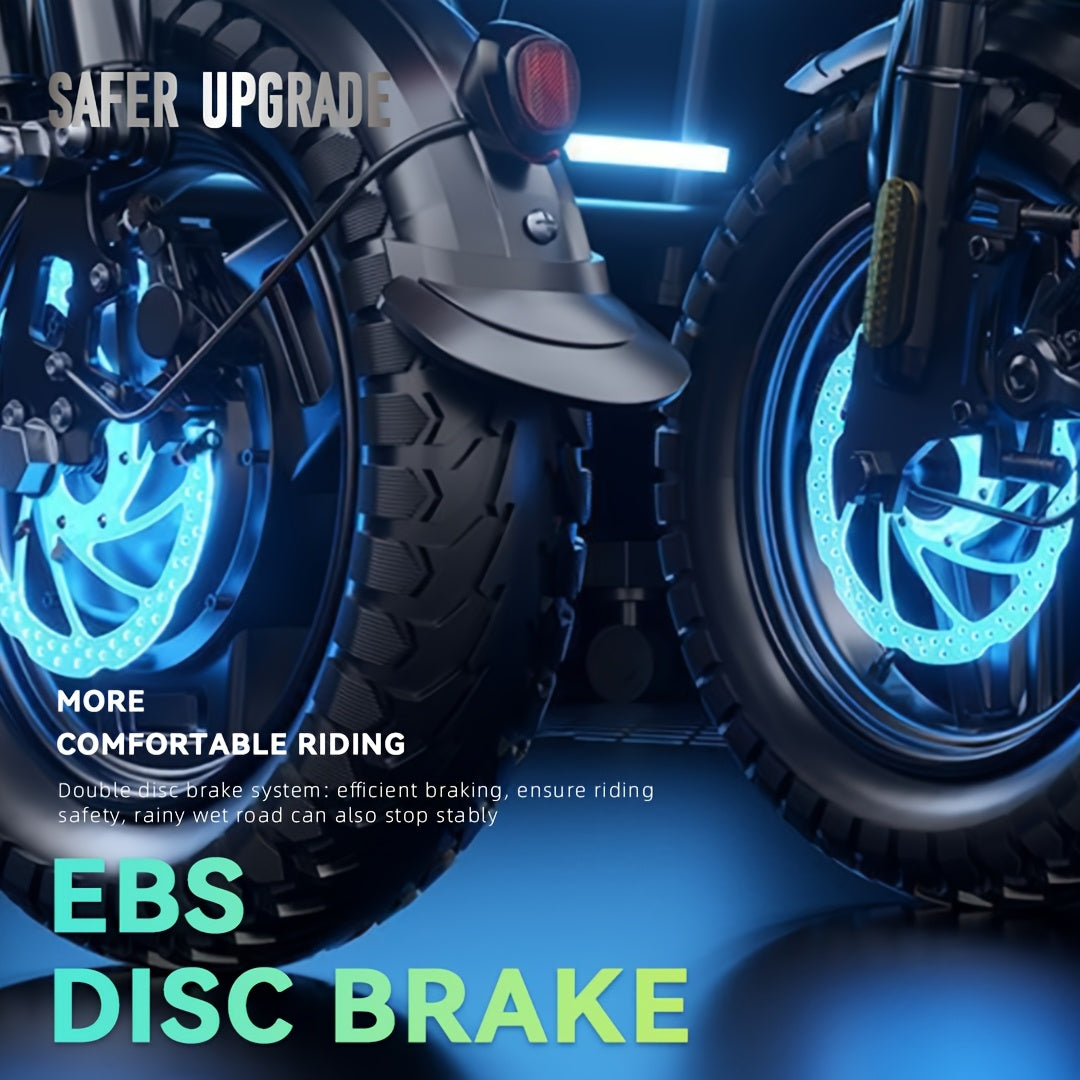 DDC SPORT Folding Electric Bike For Adults 48V 20Ah Battery