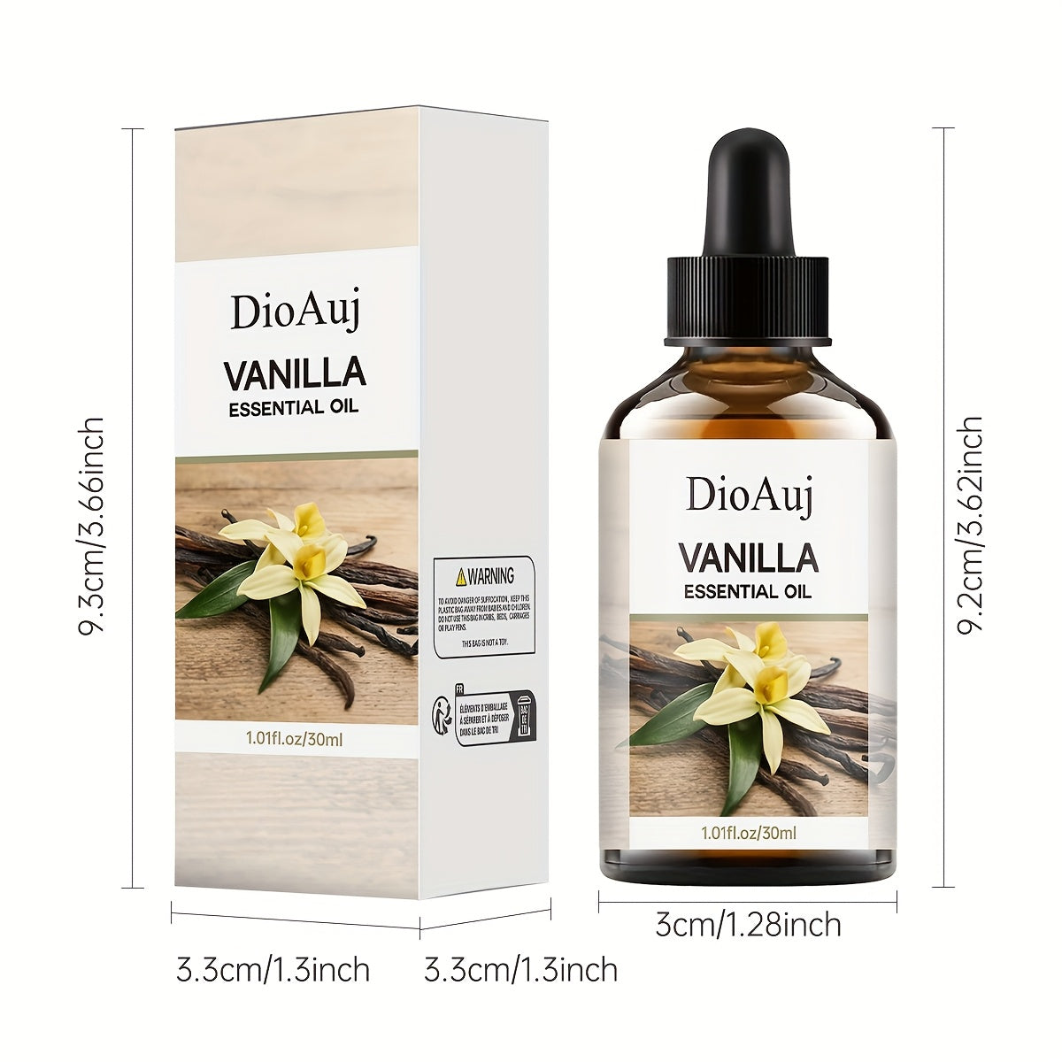 DIOAUJ Essential Oil Set Vanilla Cherry Blossom Jasmine Gardenia