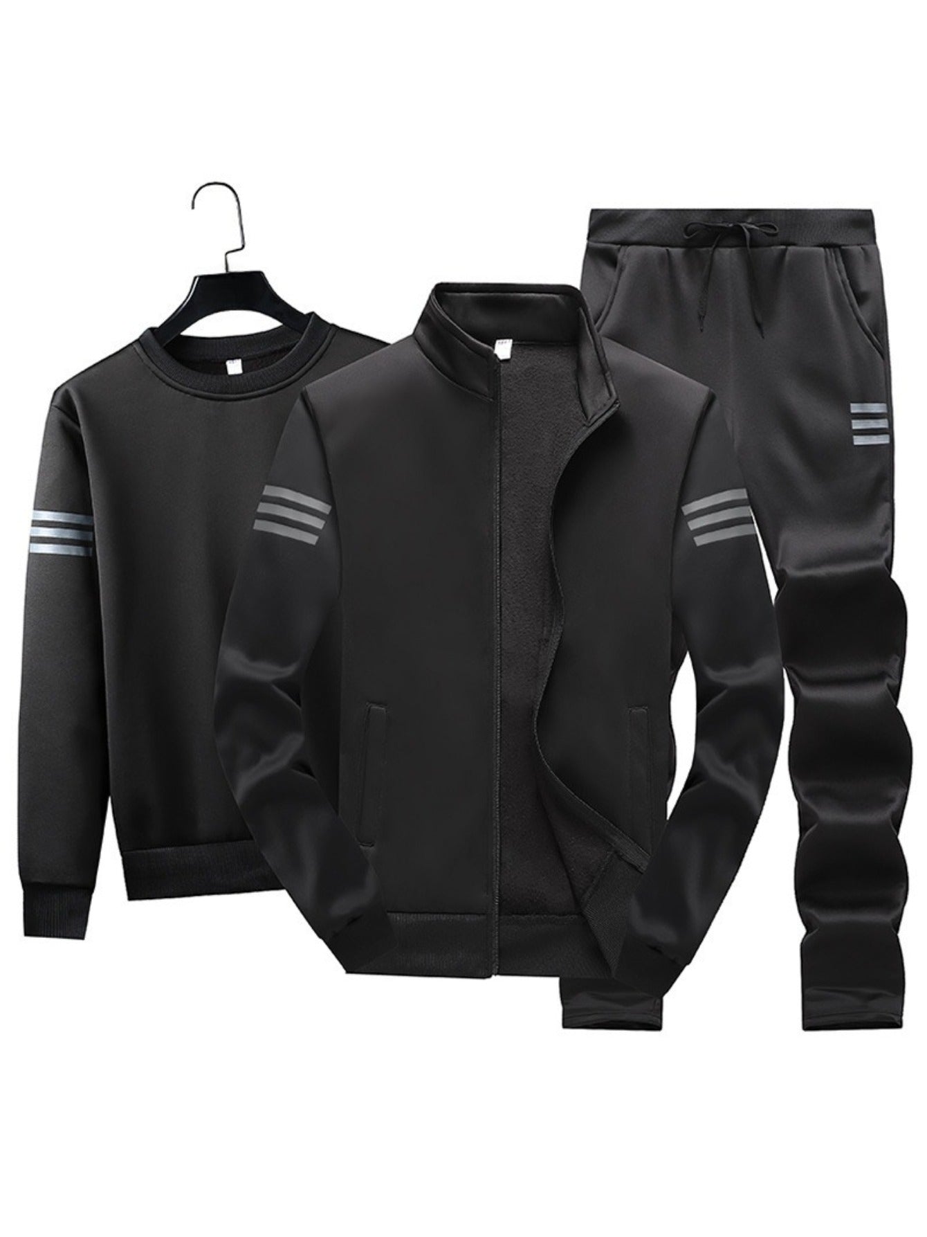 Men's Sports Casual Three-Piece Running Suit