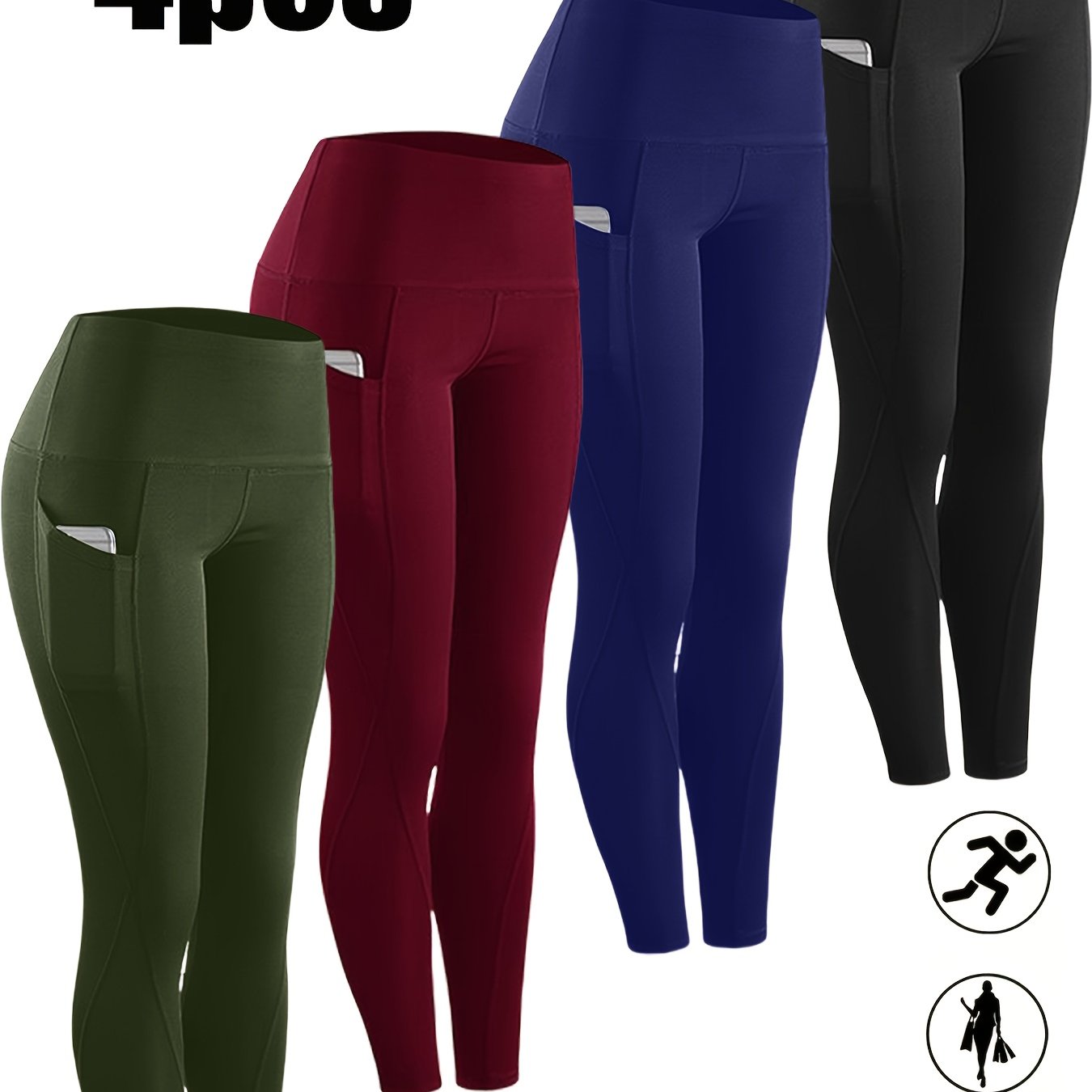 High Waist Yoga Leggings Set For Fitness And Everyday Wear