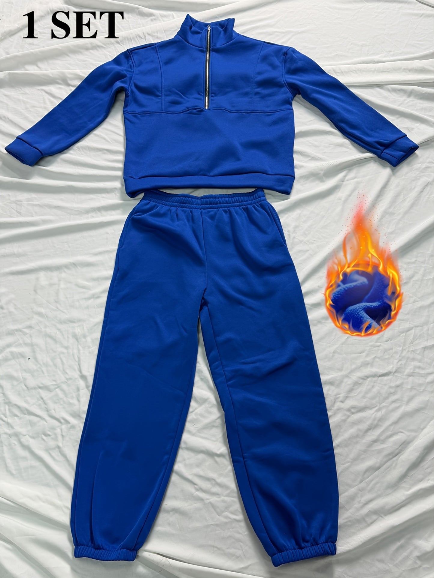 Women's Sporty Casual Two Piece Set Sweatshirt And Sweatpants