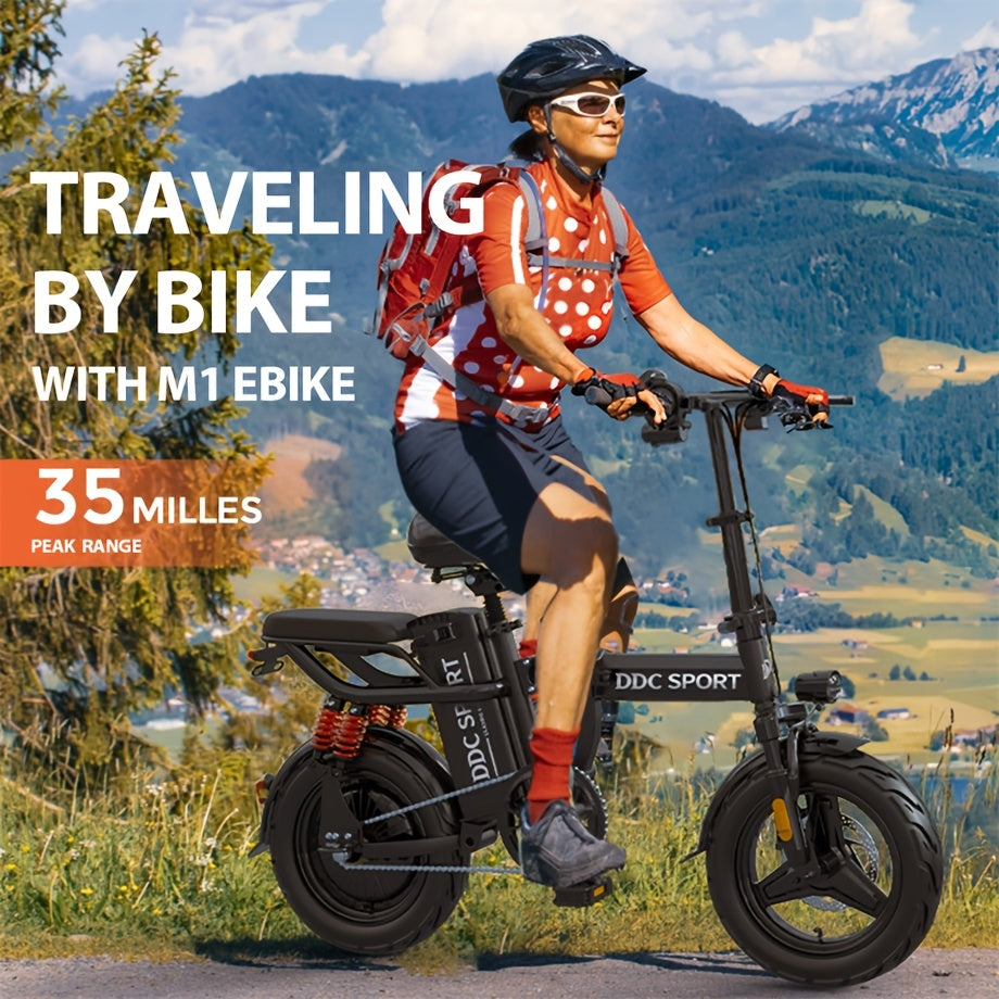 DDC SPORT Folding Electric Bike For Adults 48V 20Ah Battery