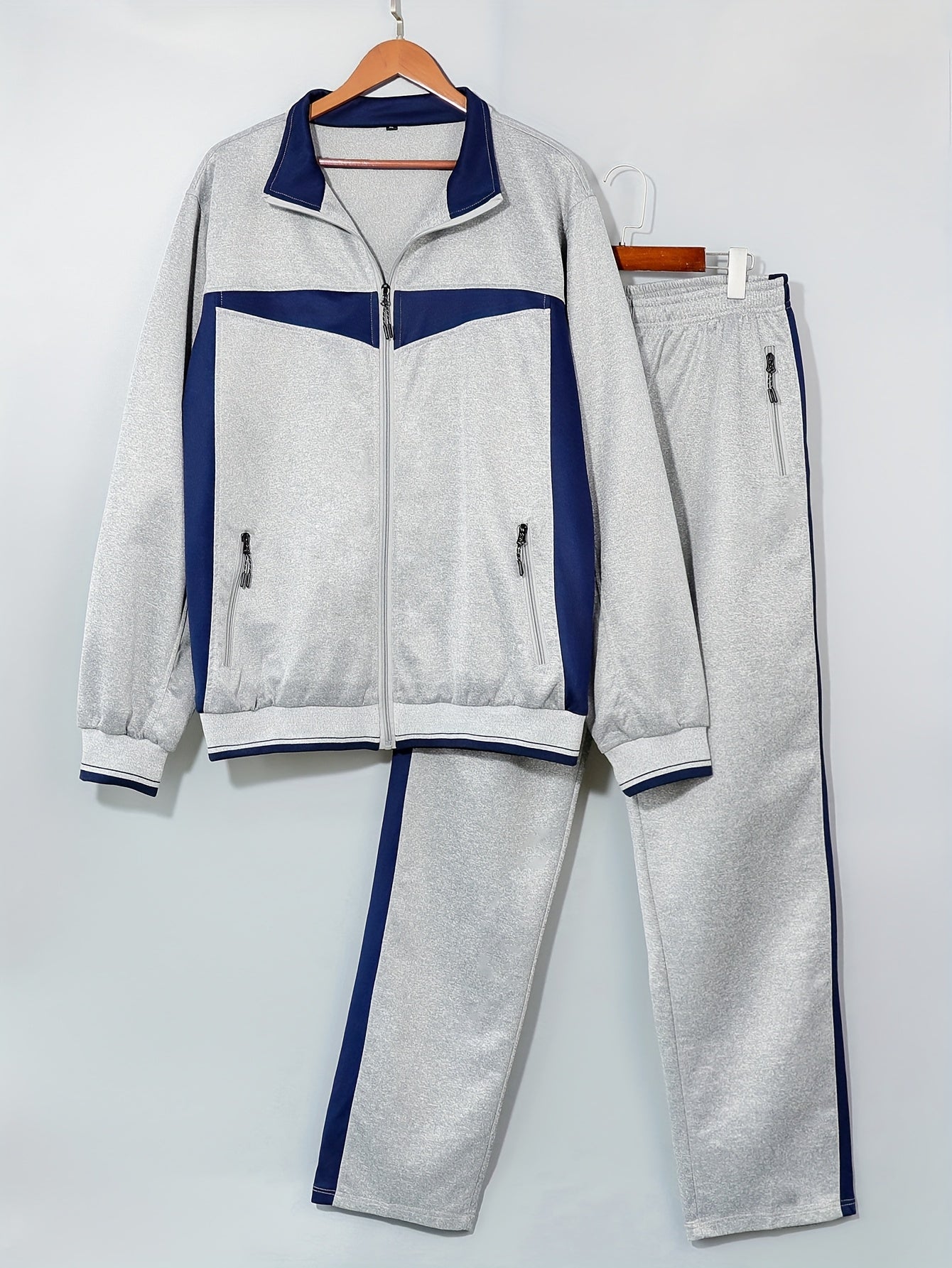 DOINLINE Men's Fall Winter 2-Piece Sportswear Set Activewear