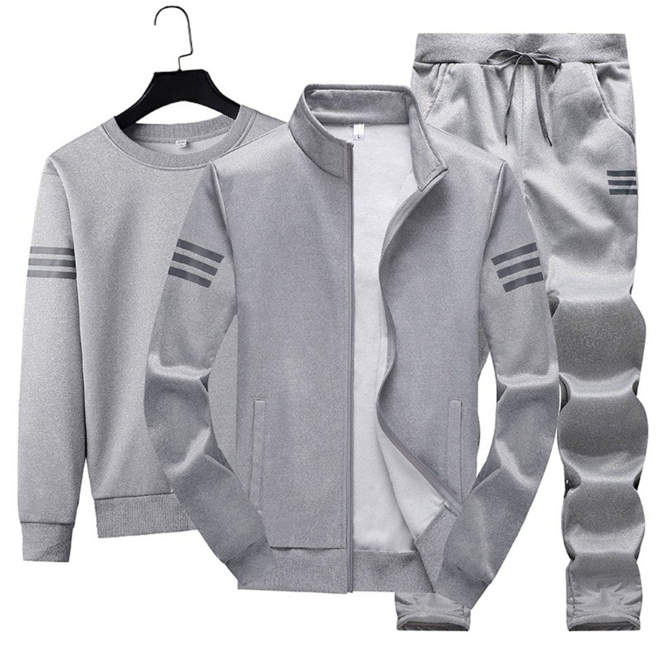 Men's Sports Casual Three-Piece Running Suit