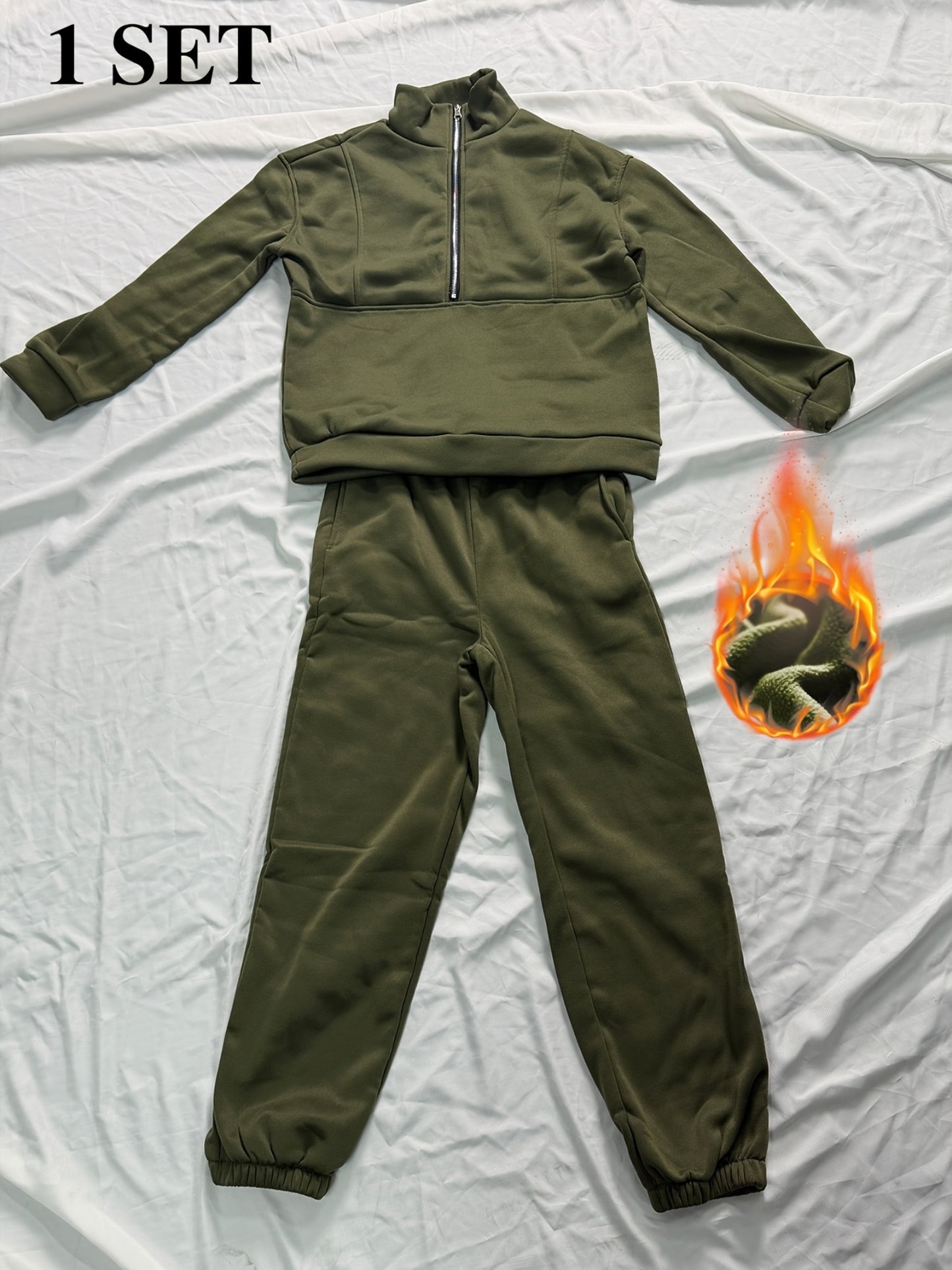 Women's Sporty Casual Two Piece Set Sweatshirt And Sweatpants