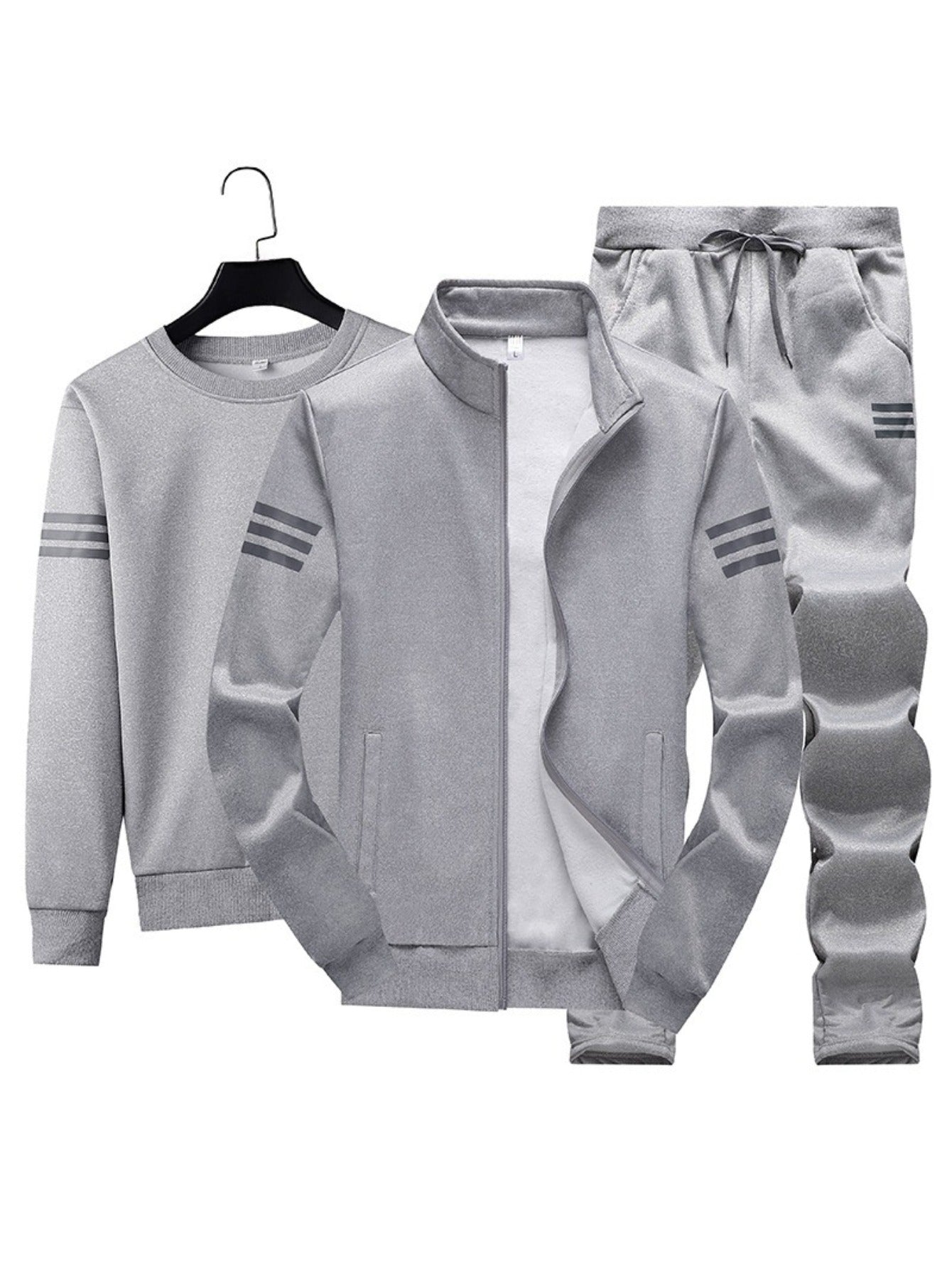 Men's Sports Casual Three-Piece Running Suit