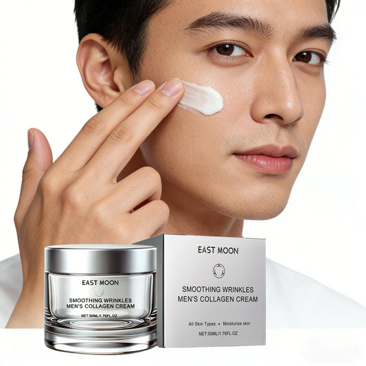 East Moon Men's Collagen Face Cream for Hydration and Elasticity