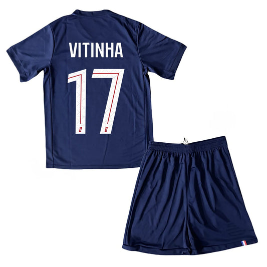 Unisex Vitinha PSG Soccer Jersey MoistureWicking Shirt