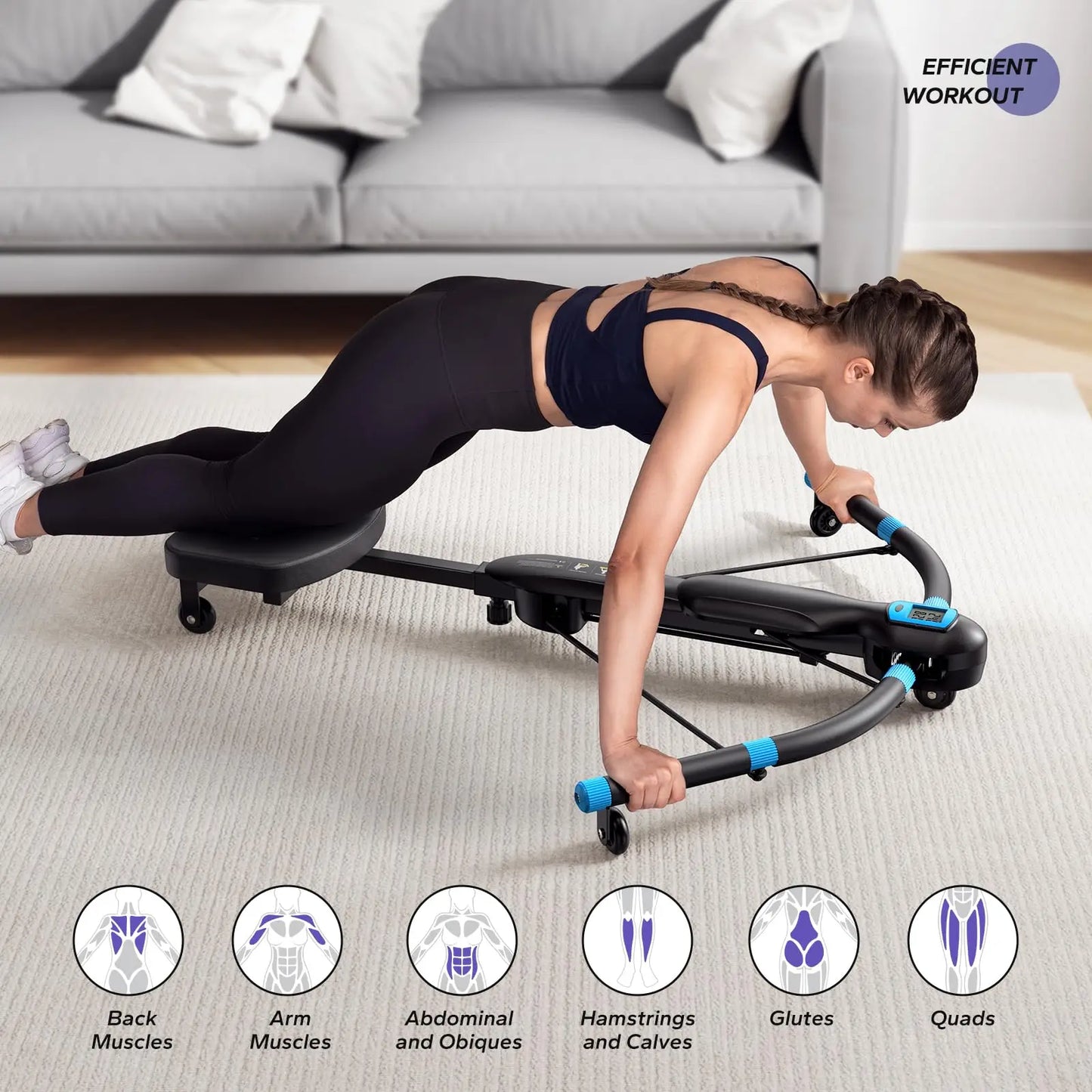MERACH Core Trainers Ab Machine and Rowing for Home Gym