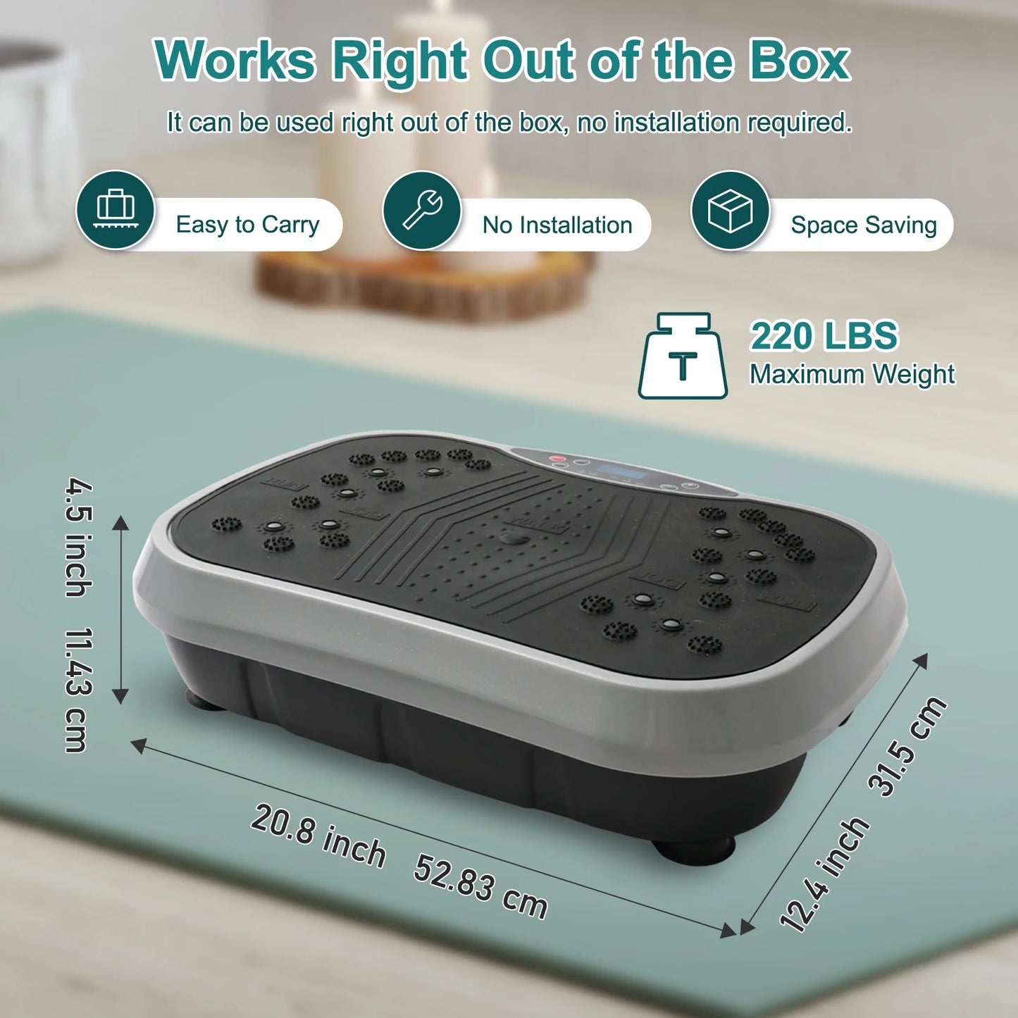 N Vibration Plate Exercise Machine For Home Fat Burning Workout