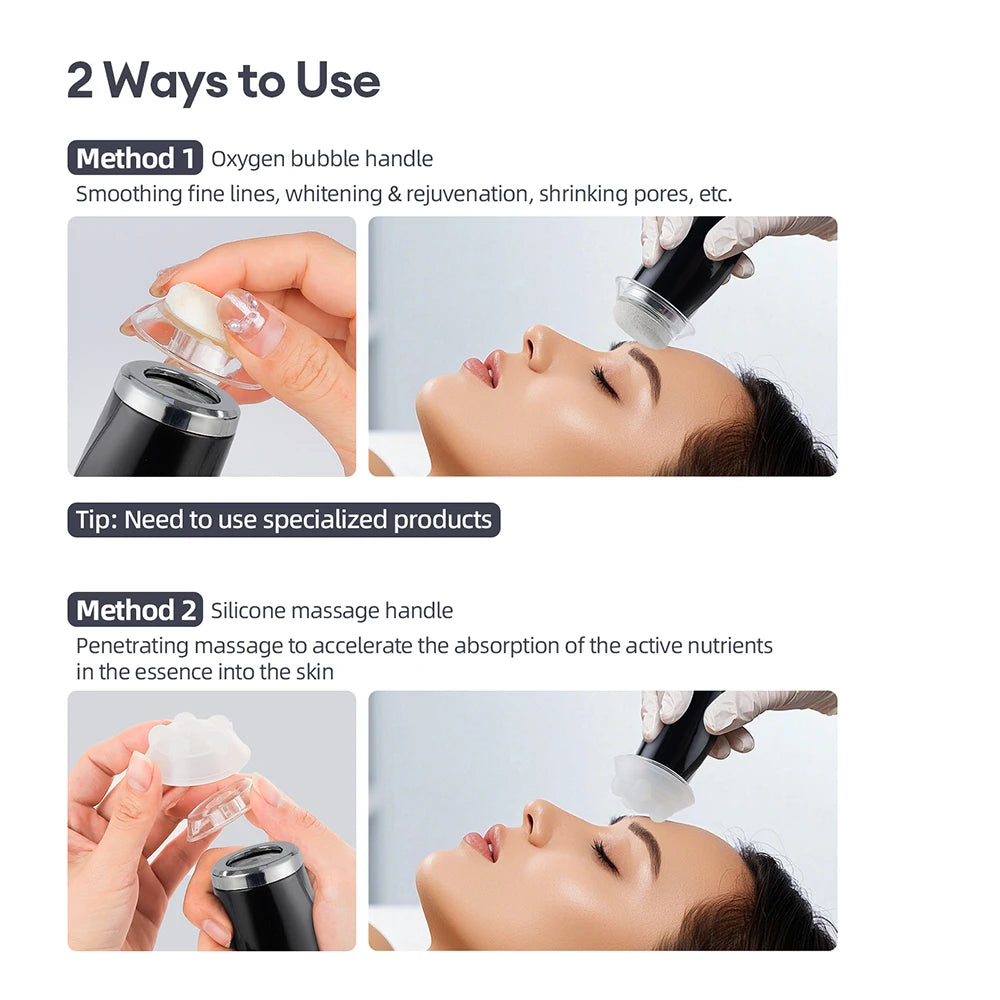 Foreverlily CO2 Oxygen Bubble Pen 5 Gear Facial Cleansing Tool