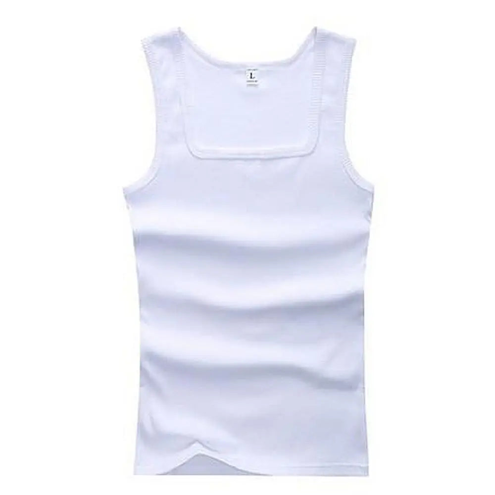 Pure Cotton Men's Sleeveless Tank Top For Summer Casual Wear