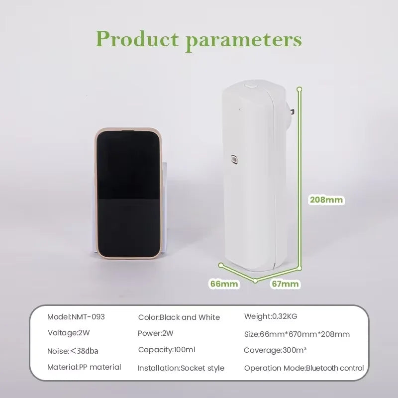 Namste Socket Home Fragrance Diffuser With Bluetooth App 100ml