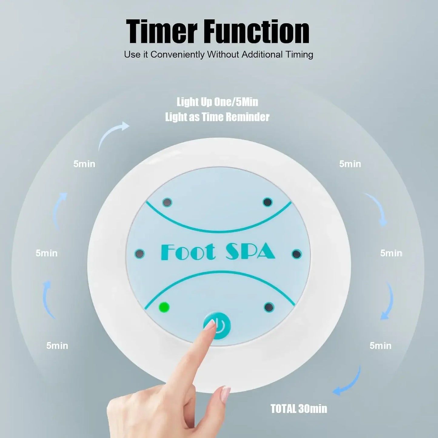 Portable Ionic Detox Foot Bath Machine Home Spa Ion Cleanse
