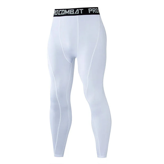 Men's Quick Dry Compression Tights for Running and Gym