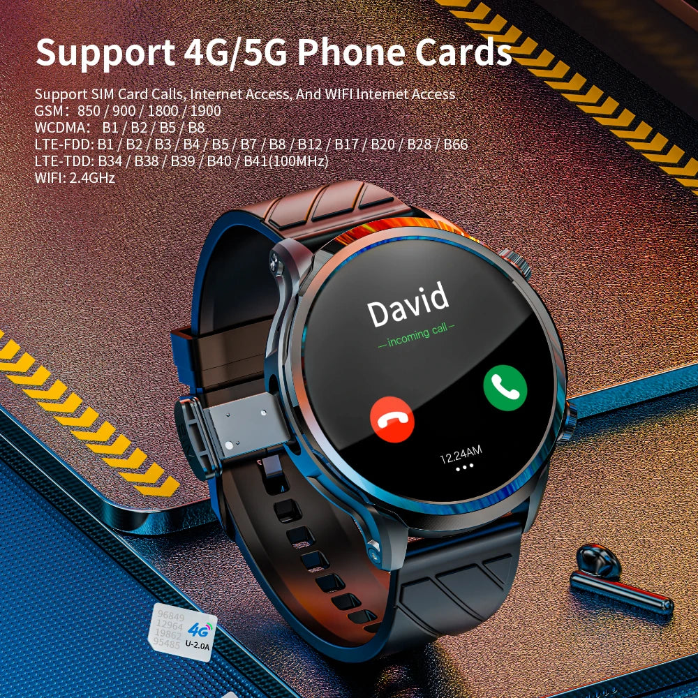 LOKMAT APPLLP 8 Pro Android Smartwatch Phone 4G WiFi Camera