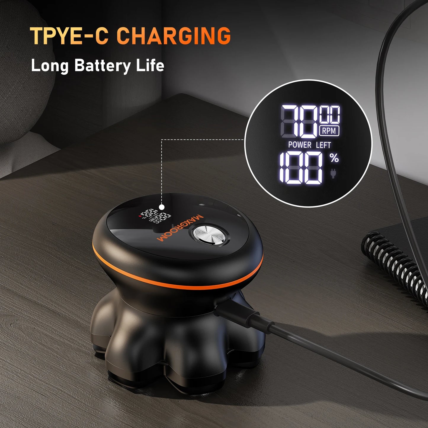 MAXGROOM 7D Electric Shaver For Men Waterproof Head Grooming System