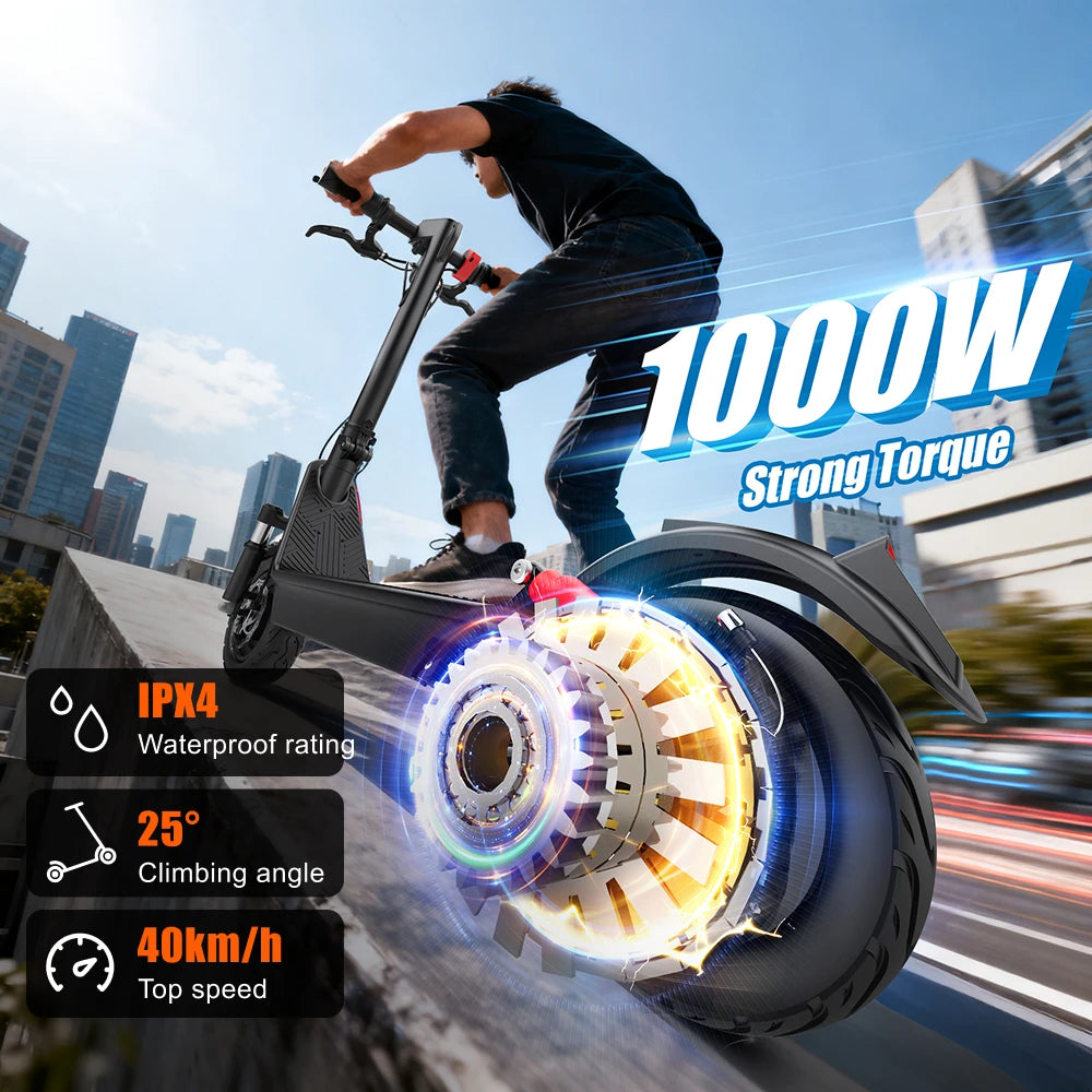 HX X9B Electric Scooter 1000W Foldable Commuter for Adults