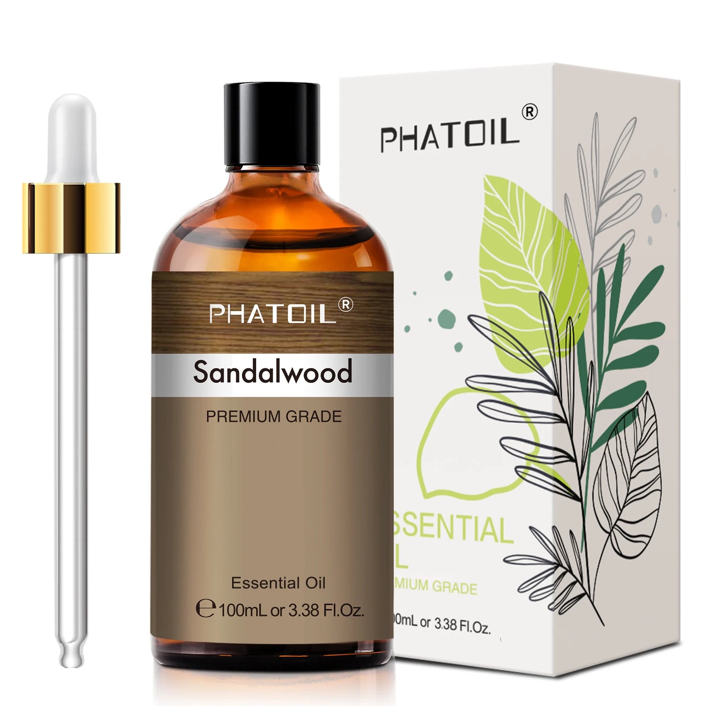 PHATOIL Lavender Jasmine Vanilla Eucalyptus Pure Essential Oil