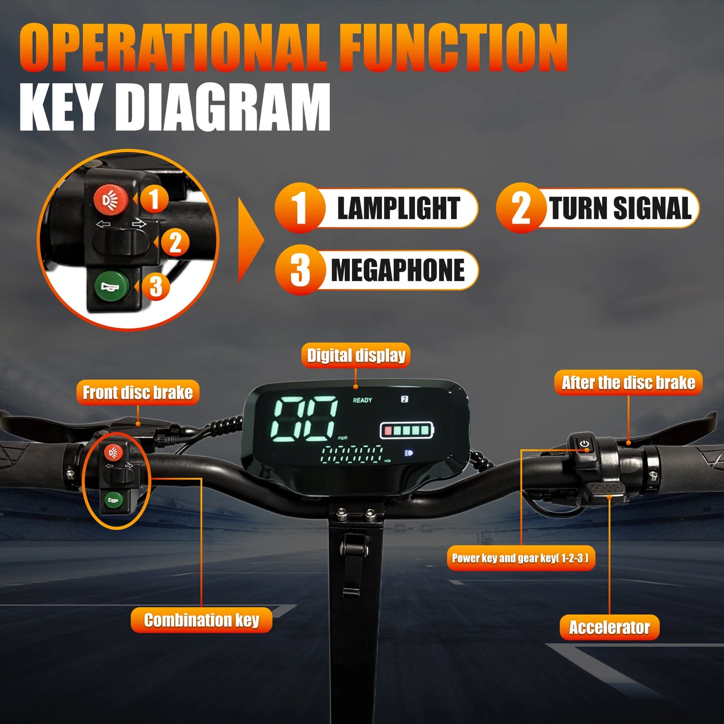 LELEKUAIC 1200W Electric Scooter For Adults 28 MPH Top Speed
