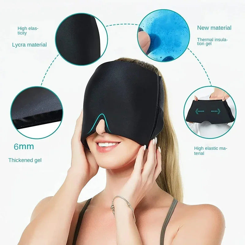 Migraine Gel Cold Head Wrap For Headache Relief And Comfort