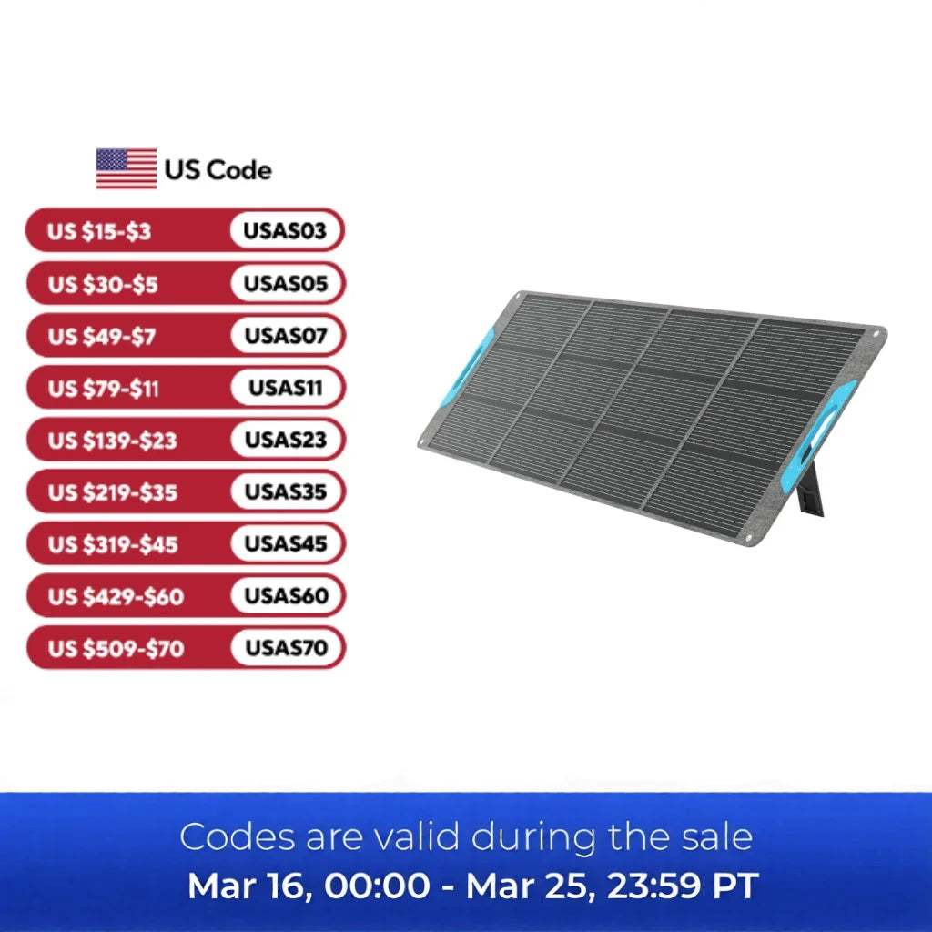 Renogy 200W Portable Solar Panel IP65 Waterproof Foldable Charger