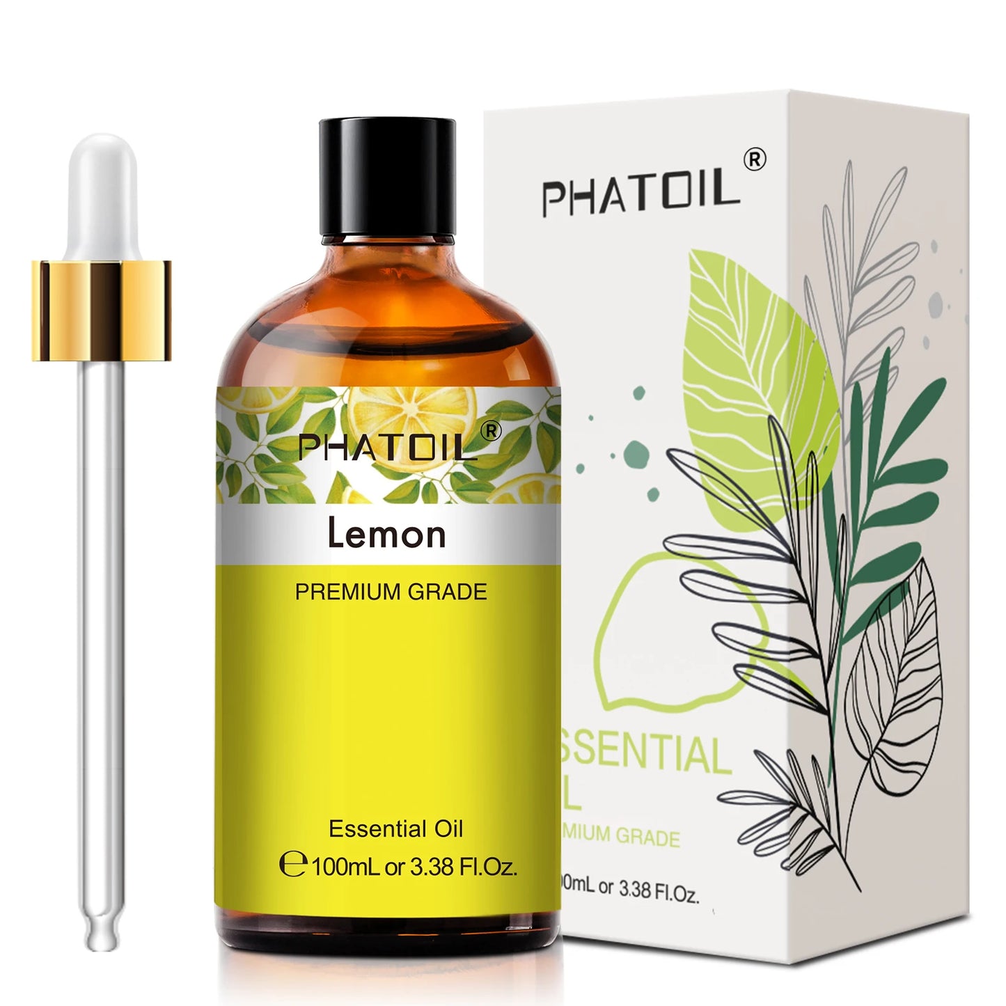 PHATOIL Lavender Jasmine Vanilla Eucalyptus Pure Essential Oil