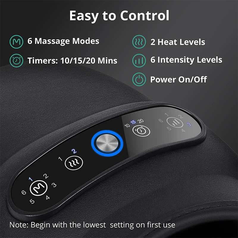 Medcursor Wireless Hand Massager Air Compression Palm Acupoint Arthritis