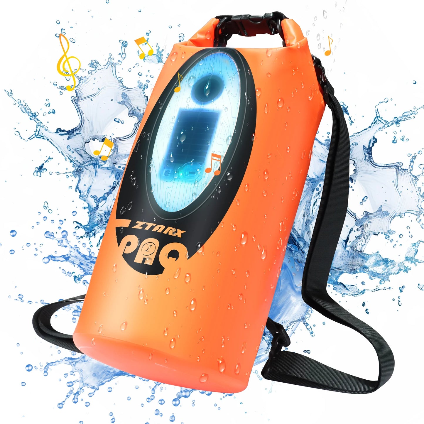 SELORSS Solar Bluetooth Hiking Backpack Waterproof With Speaker