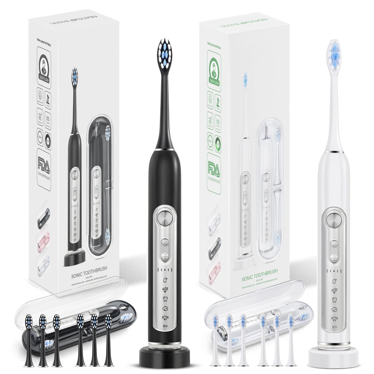 SUBORT S7 Sonic Electric Toothbrush For Adults With 5 Modes