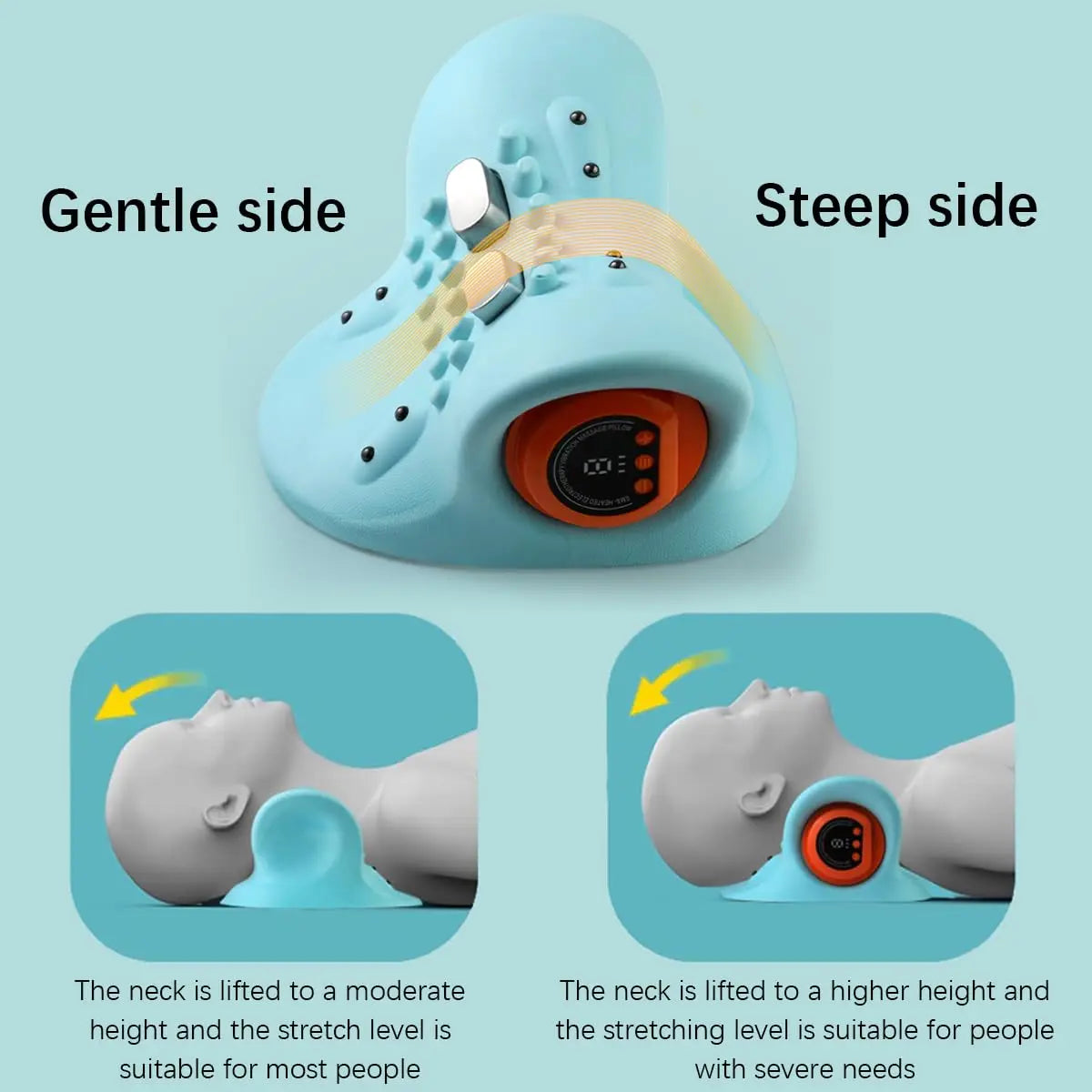 Neck Massager With Electric Shoulder Massage And Back Relief