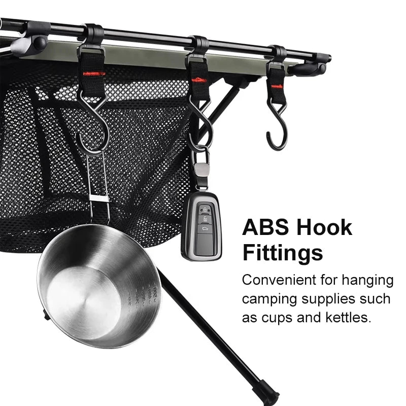 West Tune Folding Camping Table Aluminum Lightweight With Storage Bag