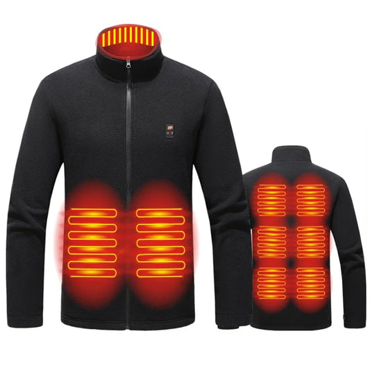 Shunmaii Heated Jacket USB Charging Insulated Coat For Outdoors