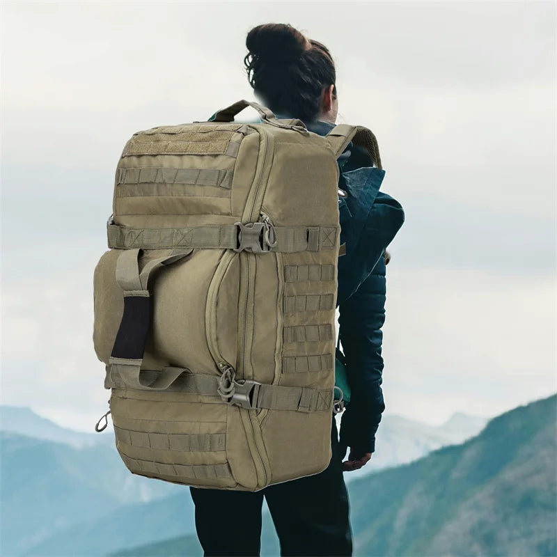 LQARMY Outdoor Molle Tactical Backpack for Hiking Camping