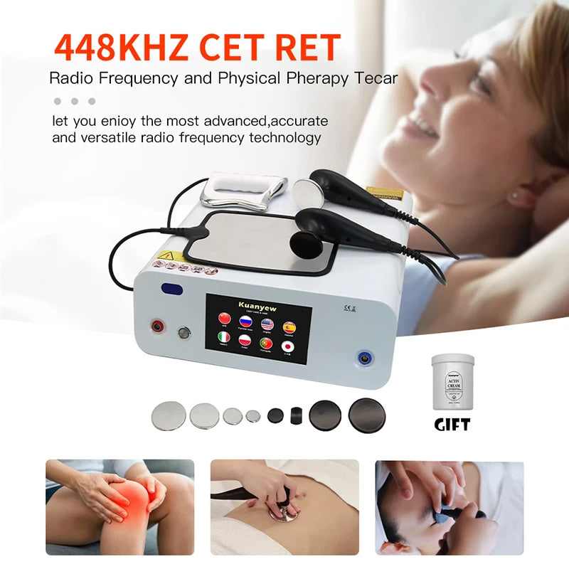 Kuanyew 448KHZ RF Therapy for Pain Relief and Firming