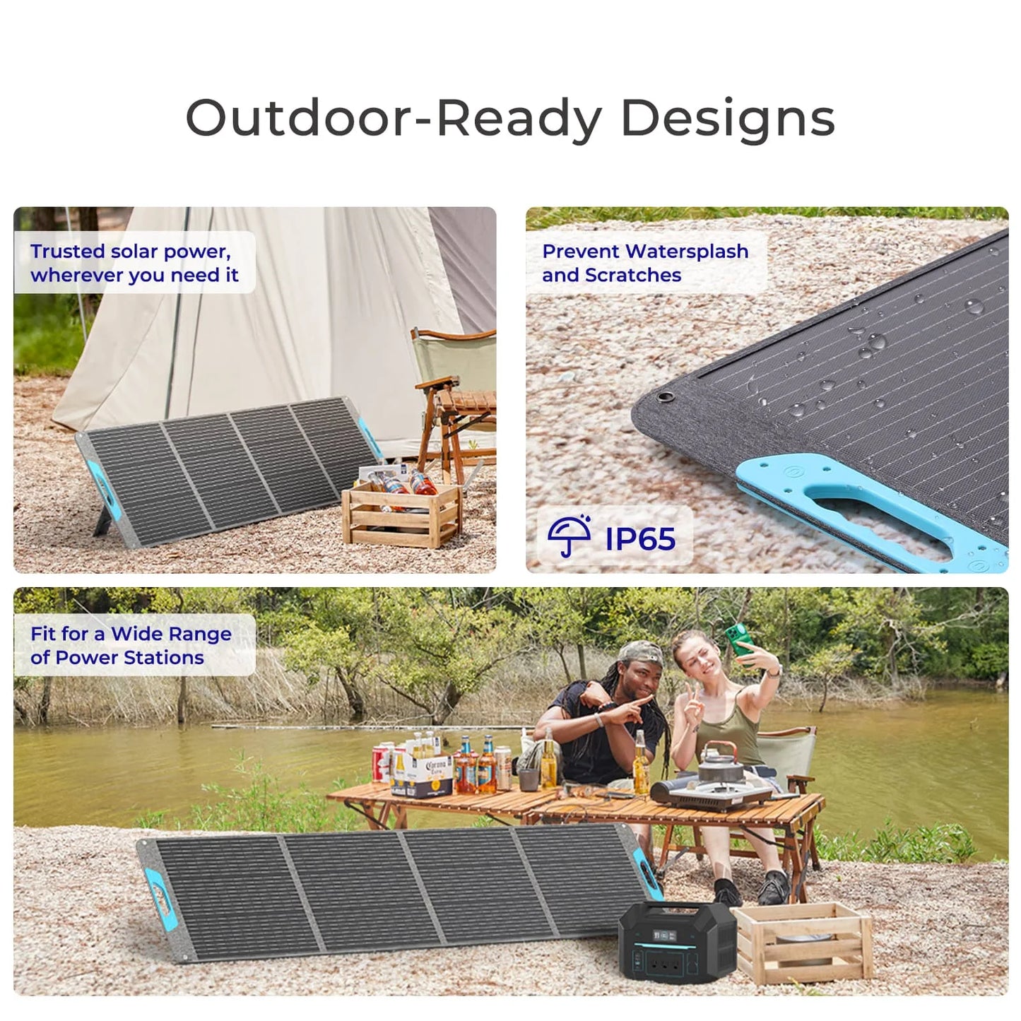 Renogy 200W Portable Solar Panel IP65 Waterproof Foldable Charger