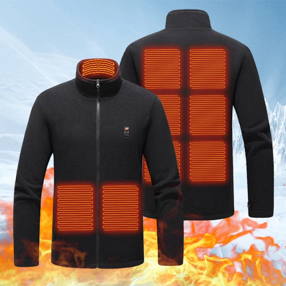 Shunmaii Heated Jacket USB Charging Insulated Coat For Outdoors