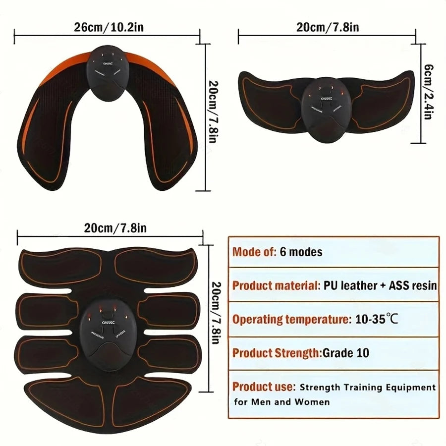Function Abs Stimulator EMS Muscle Toner For Core Training